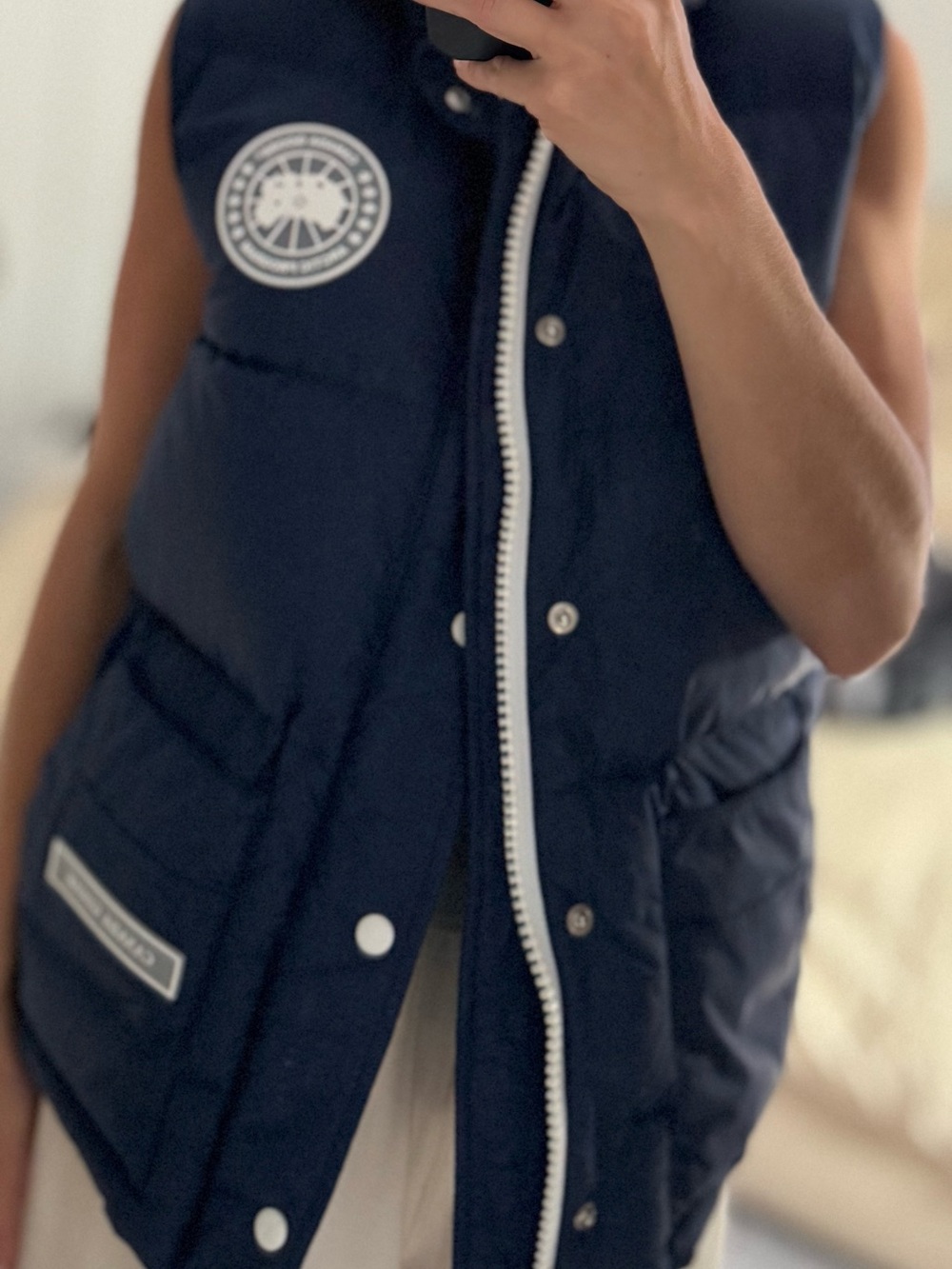 Canada goose  Navy Puffer Vest - Sleeveless Coat